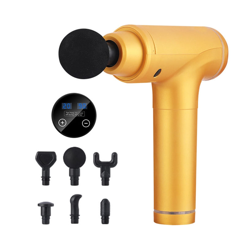 Draagbaar krachtafvalmassagepistool Handheld met ABS aluminium en borstelloze motor