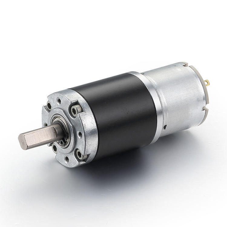 Hoge koppel 0.03-2.N.m 36mm DC loopbandmotor met laag geluid en zwarte kleur 12V 24V